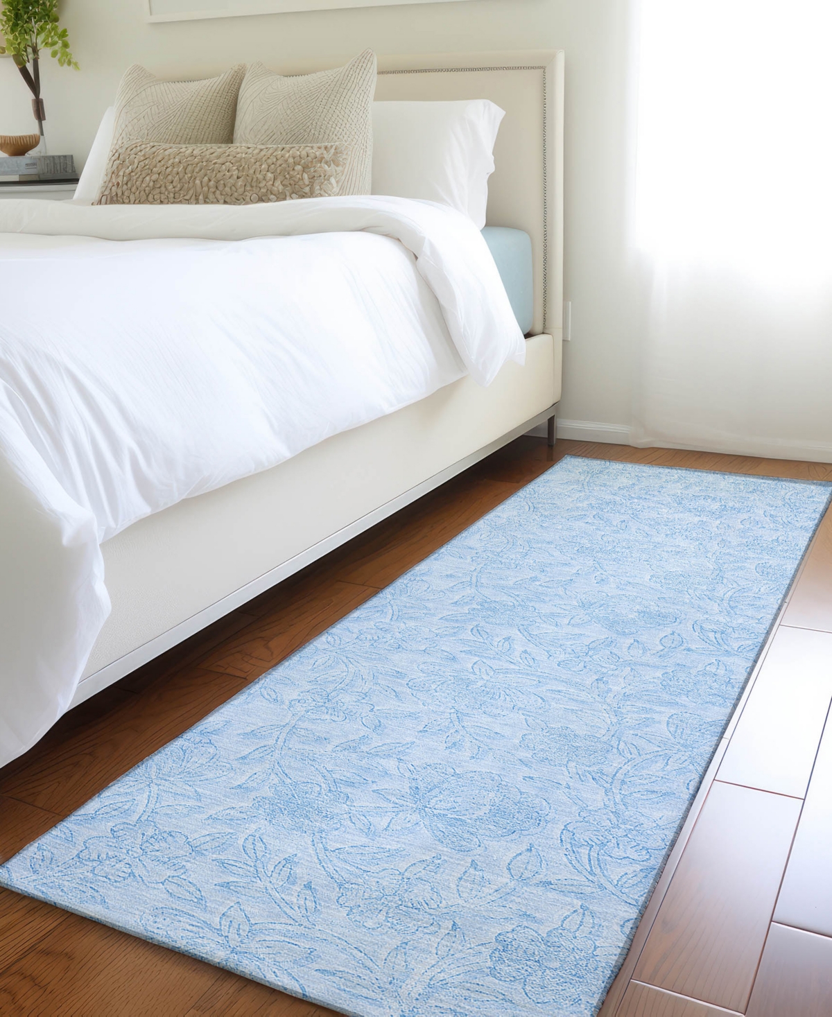 Addison Chantille Acn782 2'3''x7'6'' Runner Area Rug In Mist