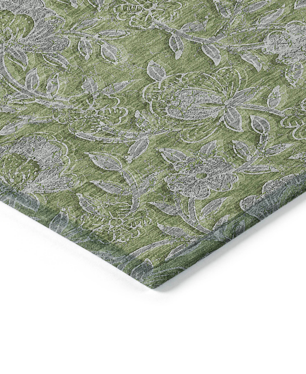 Addison Chantille Acn771 5'x7'6'' Area Rug In Olive