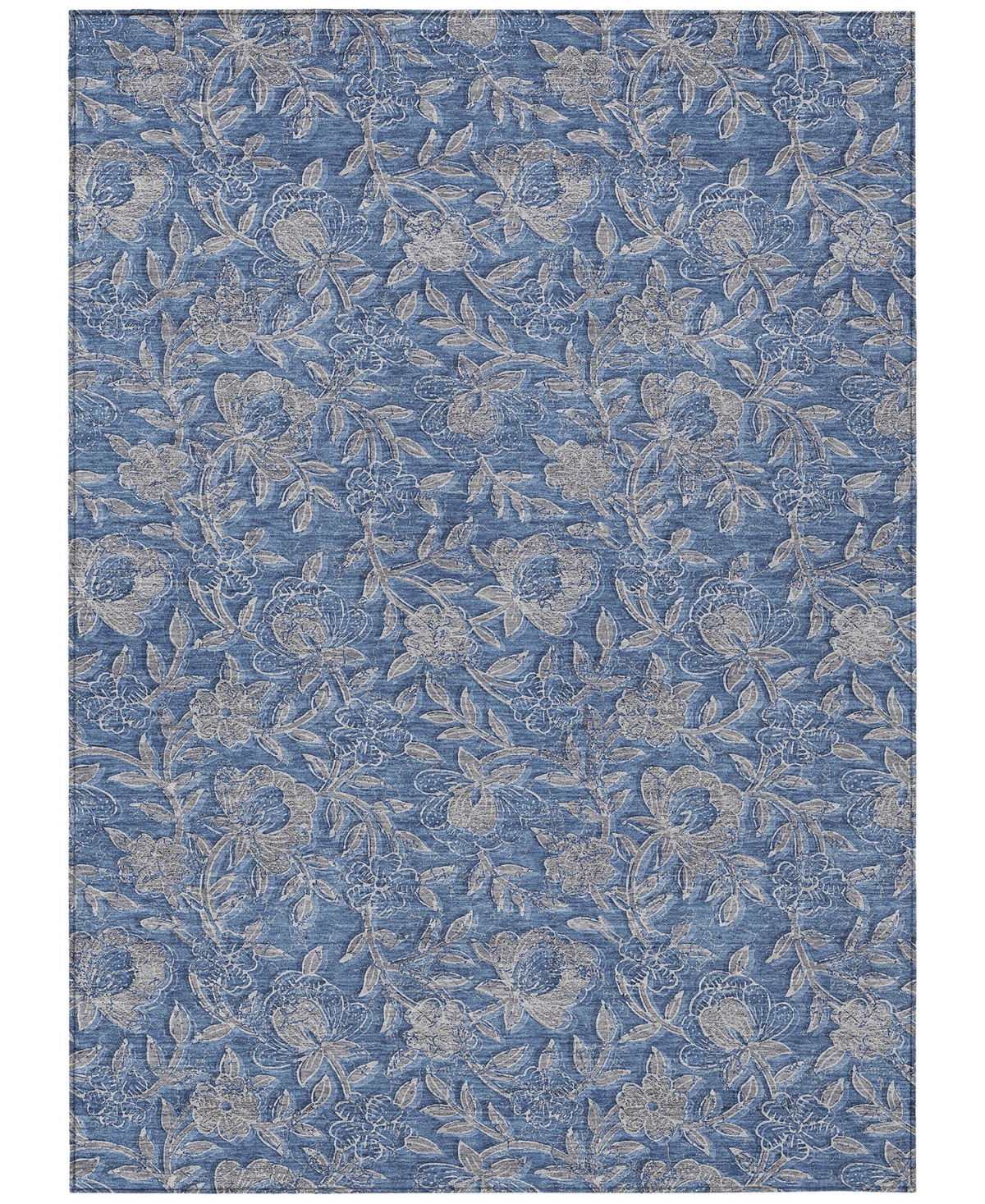 Addison Chantille Acn771 5'x7'6'' Area Rug In Denim