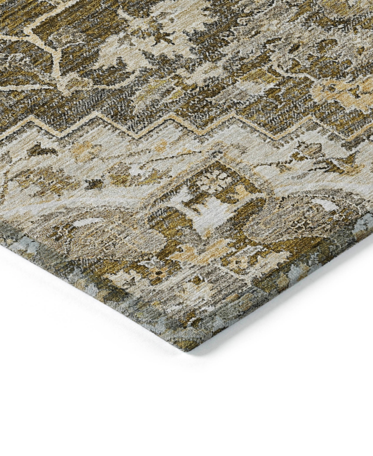 Addison Chantille Acn774 5'x7'6'' Area Rug In Brown