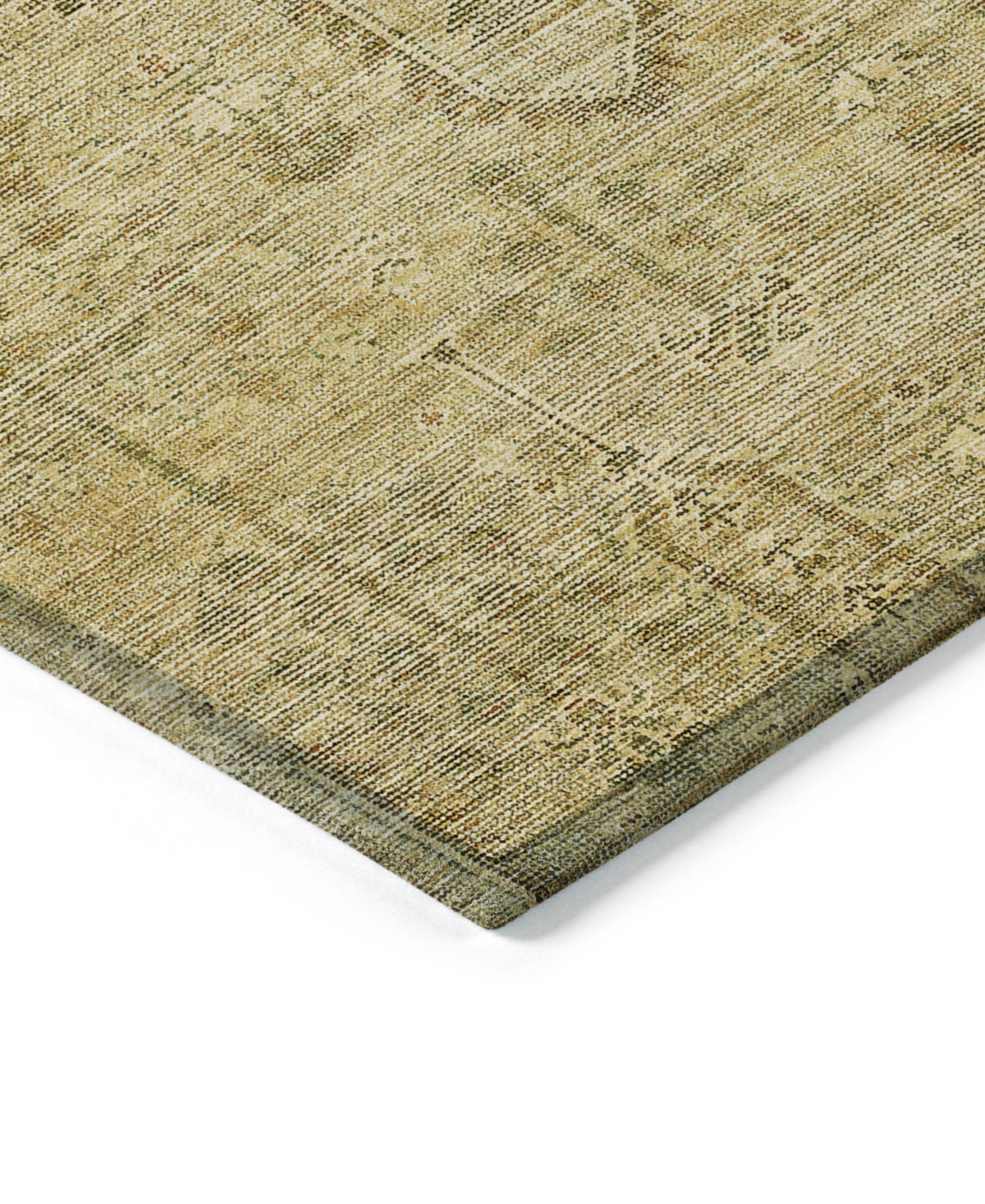 Addison Chantille Acn790 5'x7'6'' Area Rug In Gold