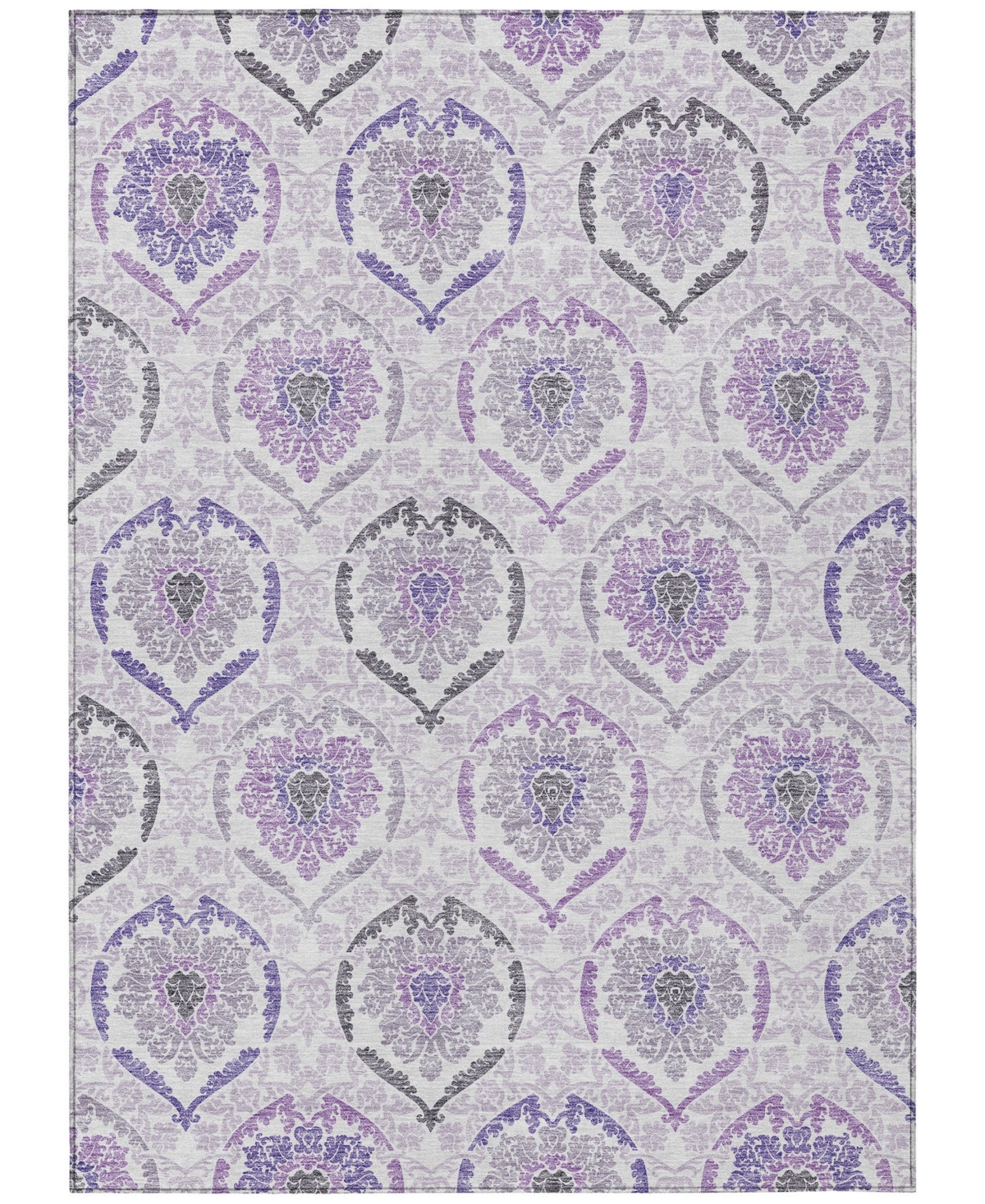 Addison Chantille Acn808 5'x7'6'' Area Rug In Purple