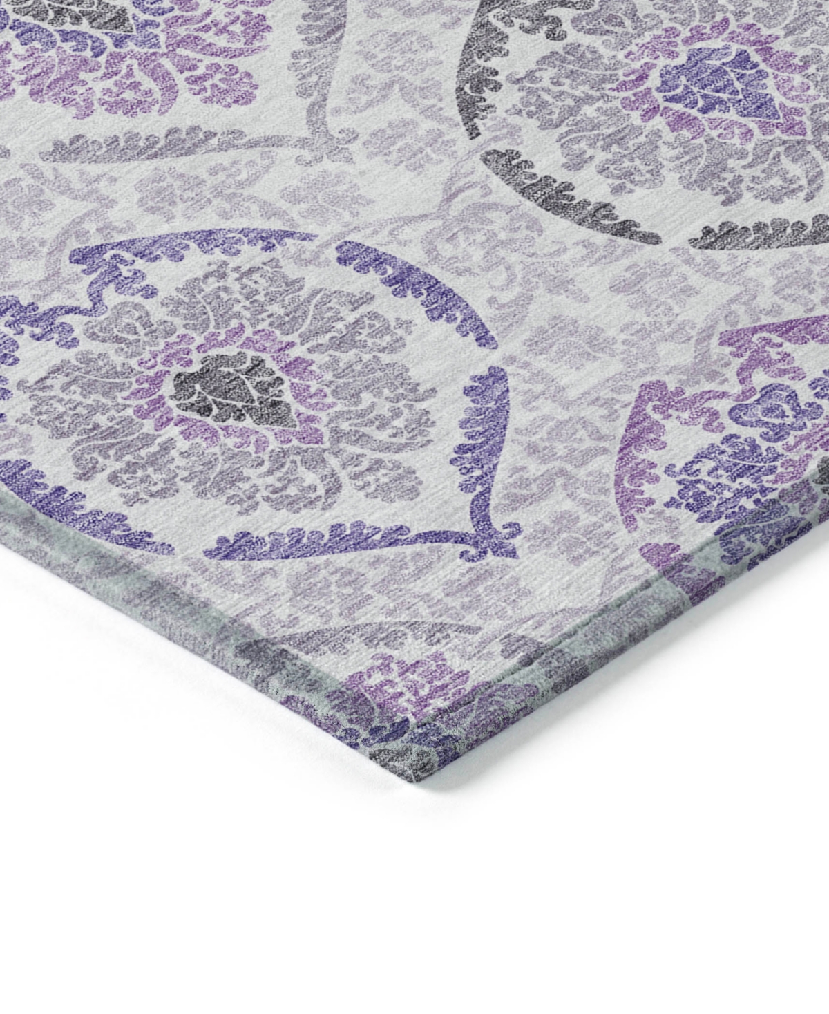 Addison Chantille Acn808 5'x7'6'' Area Rug In Purple