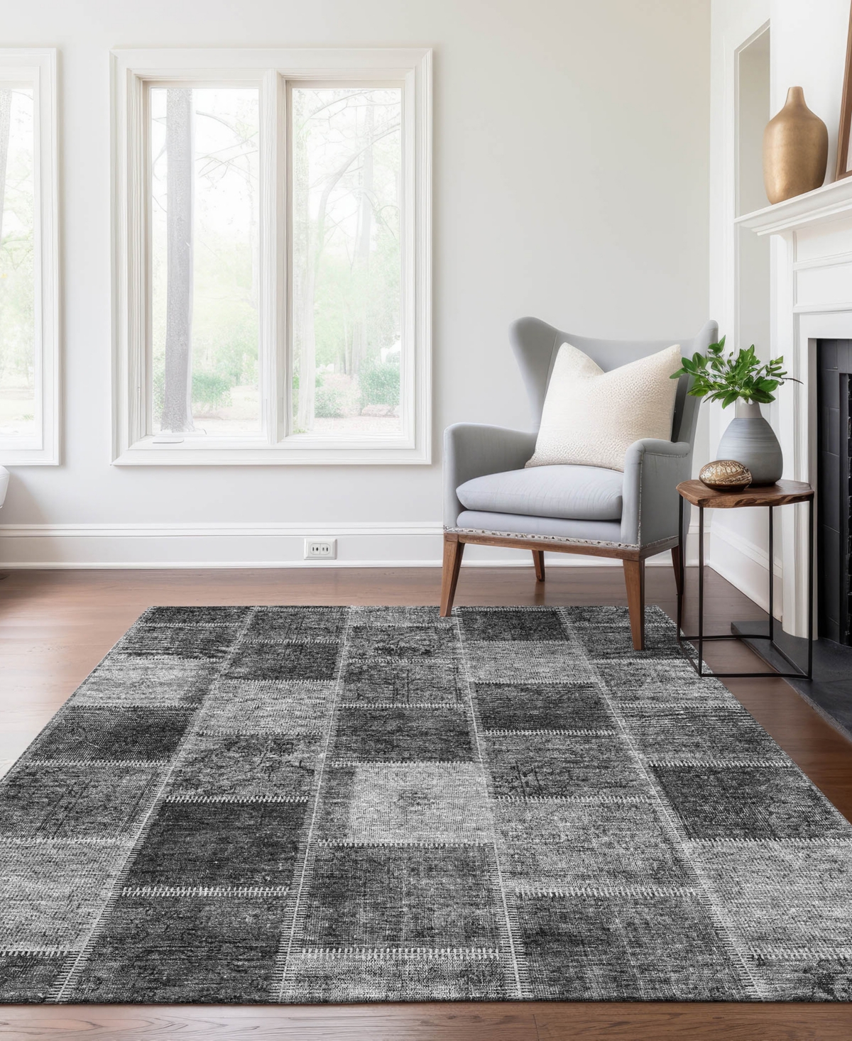 Addison Chantille Acn772 8'x10' Area Rug In Gray