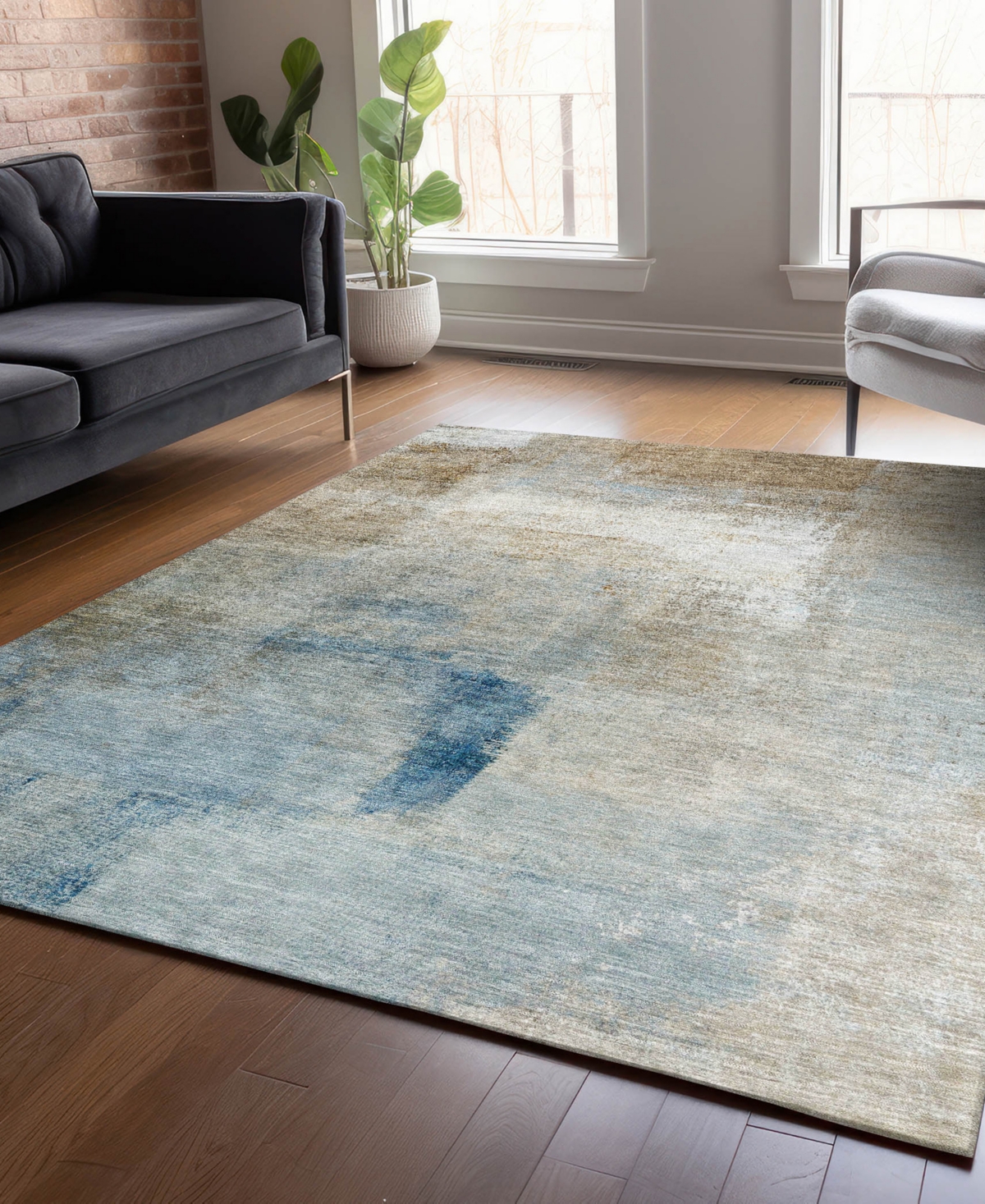 Addison Chantille Acn787 8'x10' Area Rug In Taupe