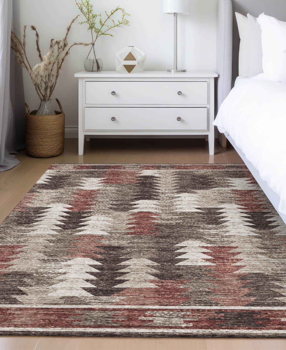 Addison Chantille Acn798 8'x10' Area Rug In Chocolate