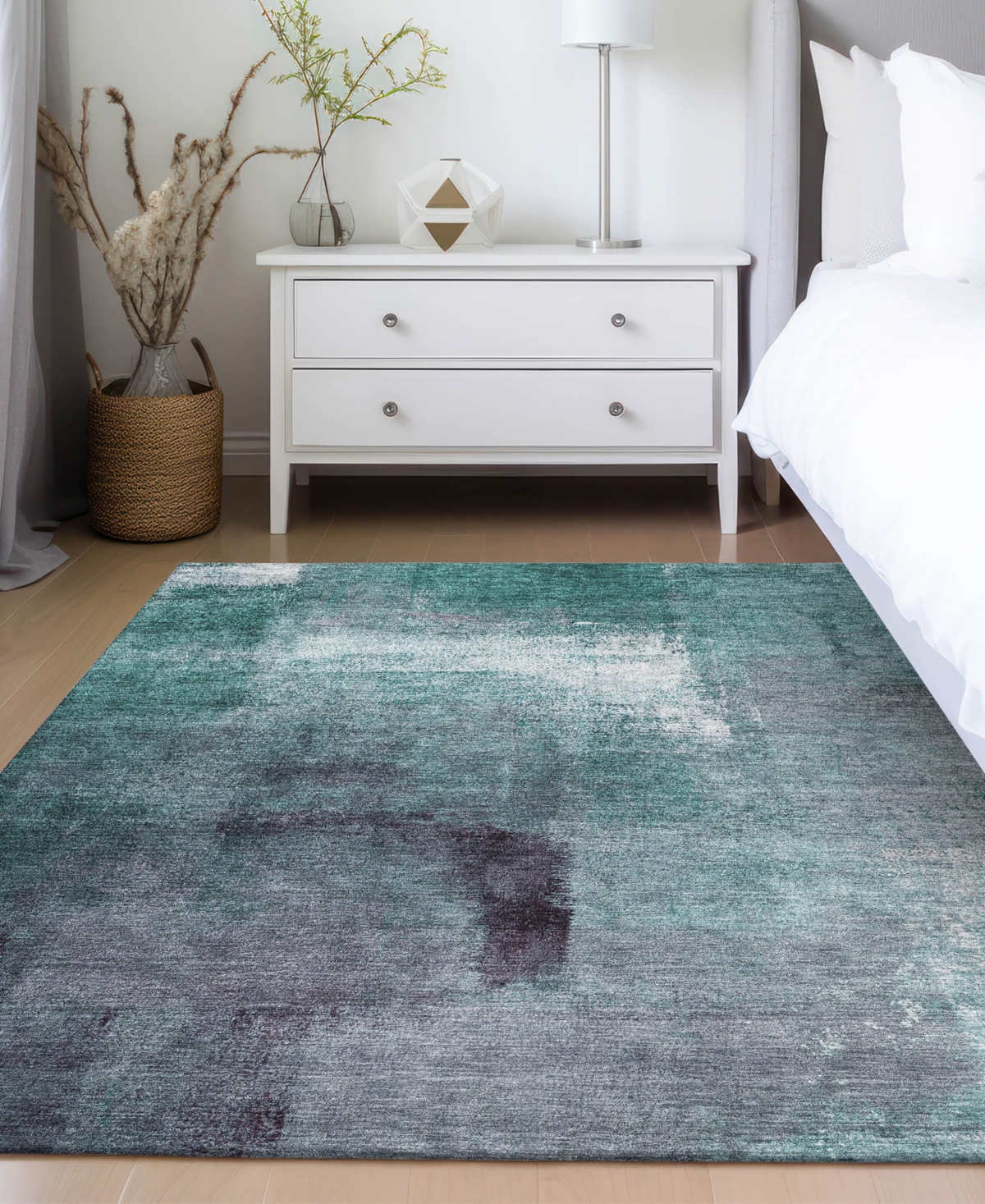 Addison Chantille Acn787 9'x12' Area Rug In Teal