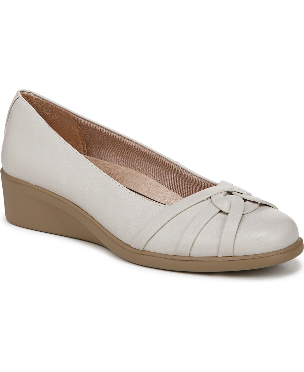 Women's Jorie Low Wedge Ballerina Flats - Walnut Faux Leather