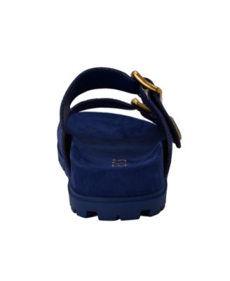 Women's Fasten Double-Buckle Footbed Sandals