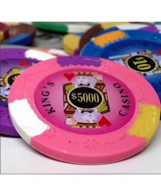 King's Casino Poker Chips (25-Pack) – Professional-Grade Poker Chips