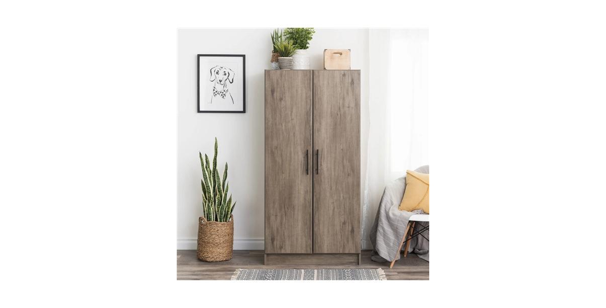 Slickblue Bedroom Armoire Wardrobe Cabinet for Stylish Storage and Organization in the Bedroom