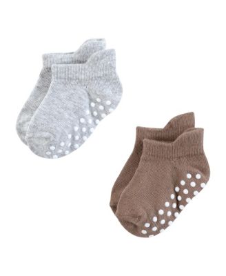 12 Pack Natural Non Skid No-Show Socks