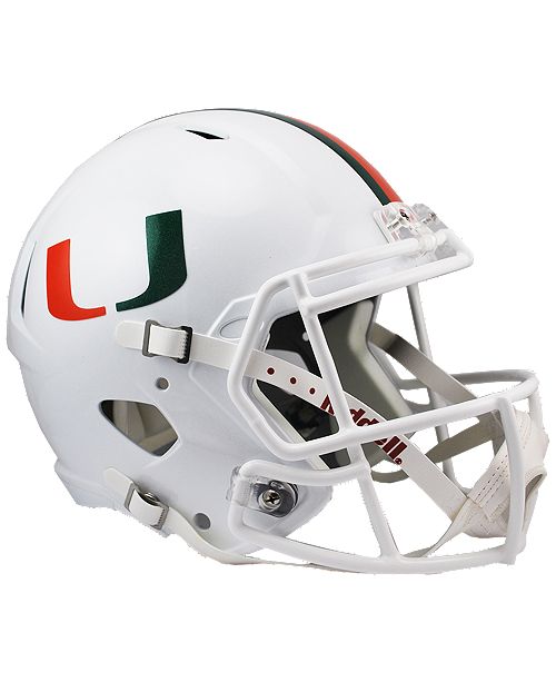Riddell Miami Hurricanes Speed Replica Helmet & Reviews - Sports Fan Shop By Lids - Men - Macy&#39;s