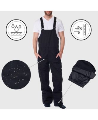 Men's Insulated Snow Bib Overalls Waterproof Ski Snowboard Pants