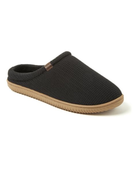 Мужские сабо Dearfoams Case Casual Clog Slipper, цвет: Чёрный