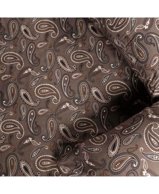 Paisley or Solid Flannel Cotton Deep Pocket Sheet Set