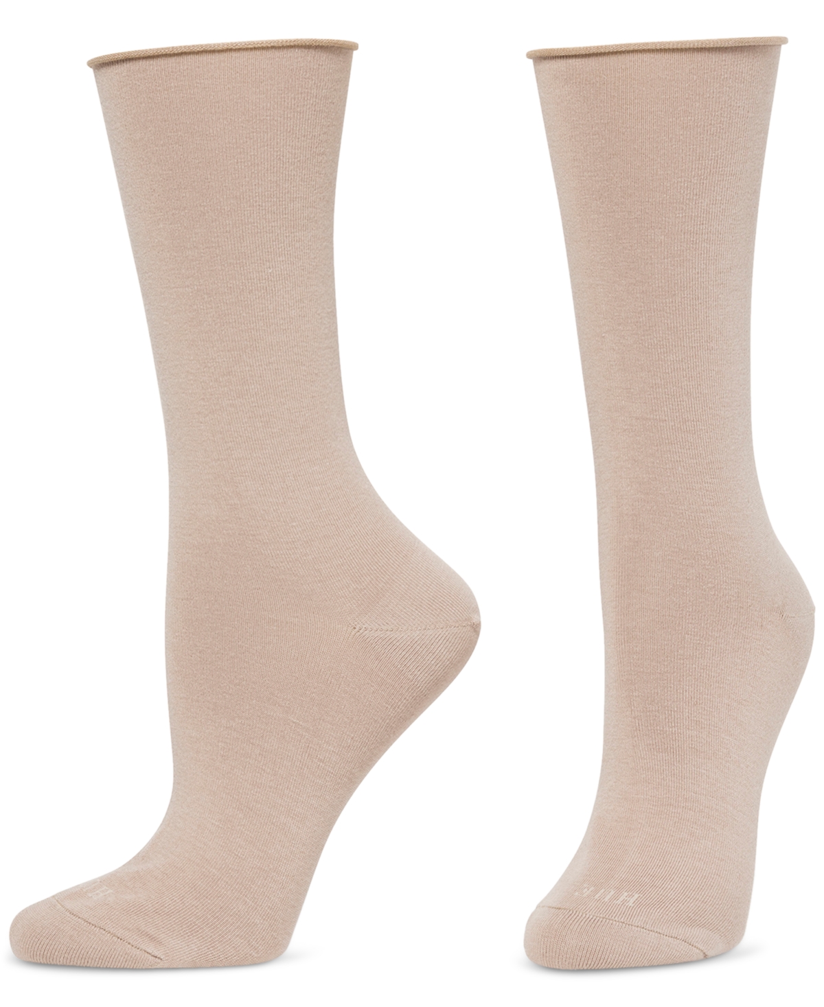Hue Women's Roll Top Socks 3-pk. In Border Leo