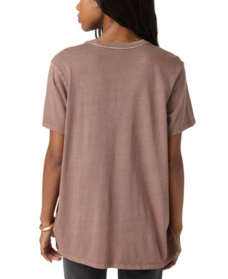 売れ筋商品|||オニール Tシャツ トップス レディース Juniors' Vacay Dreams California Cotton Graphic T-Shirt Peppercorn O'Neill Juniors' Vacay Dreams California Cotton Graphic T