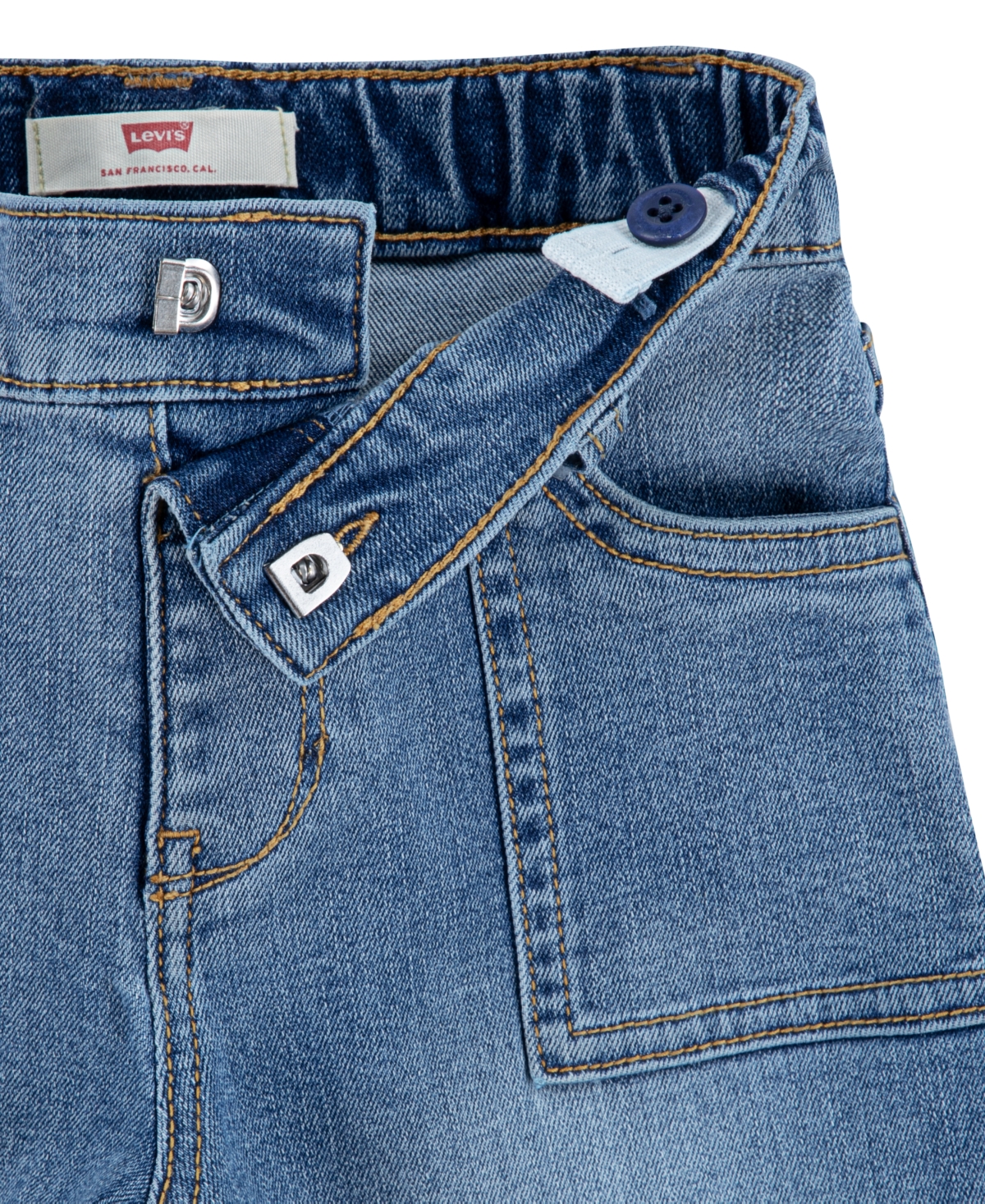 Levi's Toddler Girls Floral Tee and Wide Leg Jeans, 2-piece set