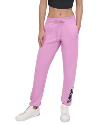 Women's Embroidered-Logo Joggers