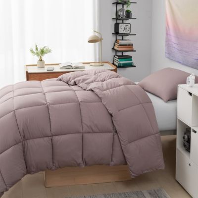 Satin Panda - Oversized Comforter Set - Bark,Twin XL