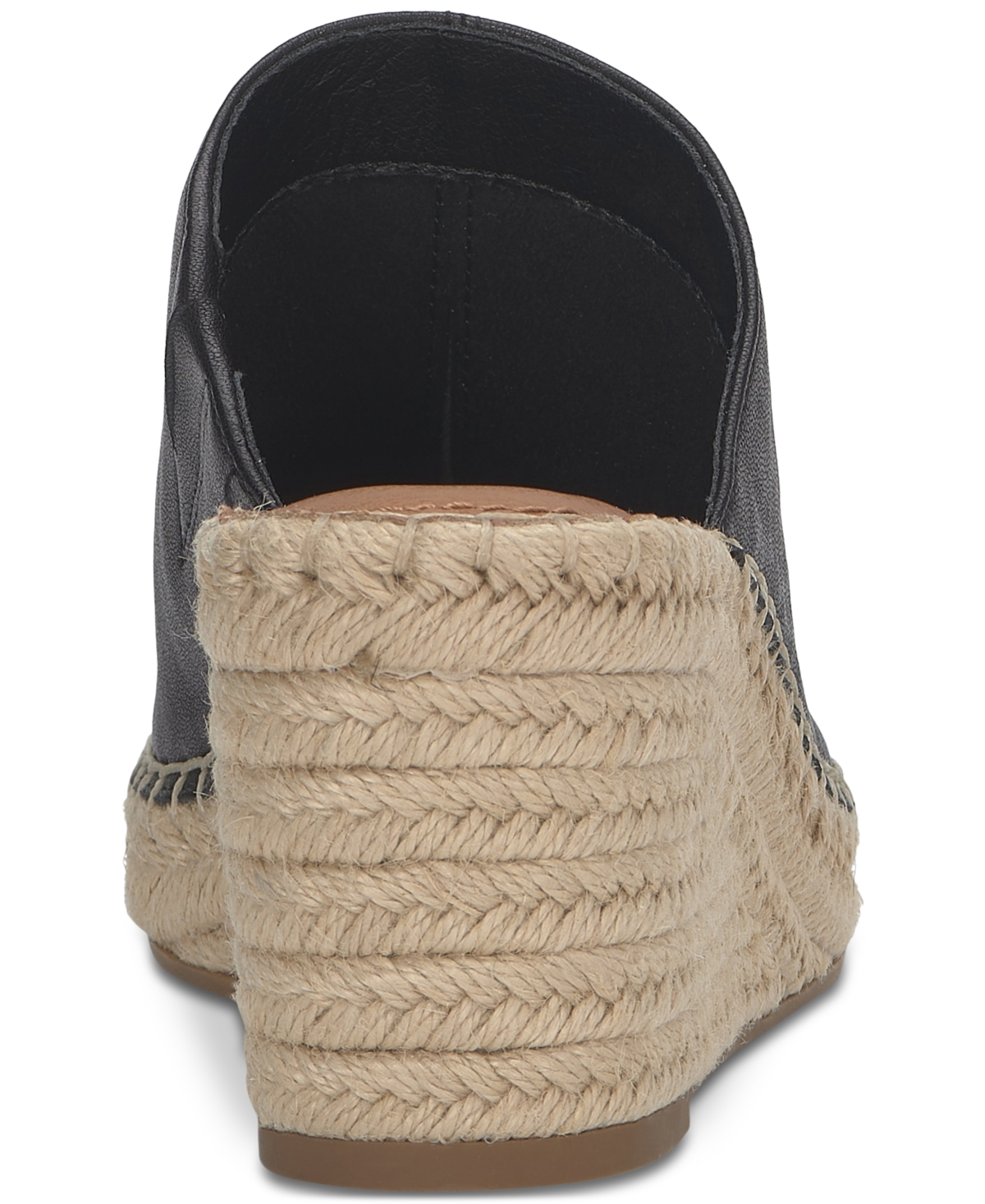 Shop Lucky Brand Women's Cabriah Platform Wedge Sandals In Black Leather