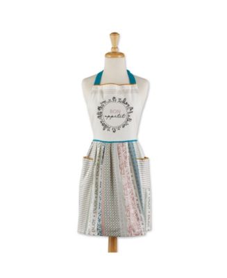 Design Imports Savory Bon Appetit Printed Apron - Macy's
