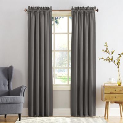 Grant Room Darkening Rod Pocket Curtain Panel, 54" x 95