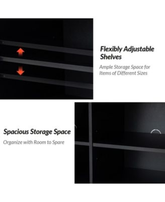 Edita Modern TV Stand for TVs up to 65" with Adjustable Shelves