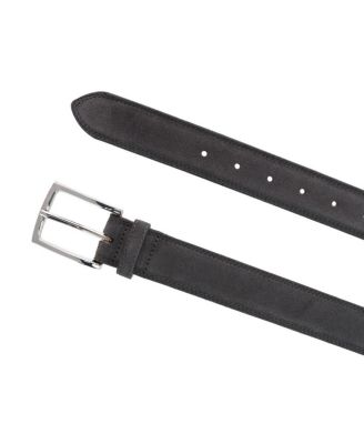 Men's Armando Italian Suede 35mm Feathered Edge Belt