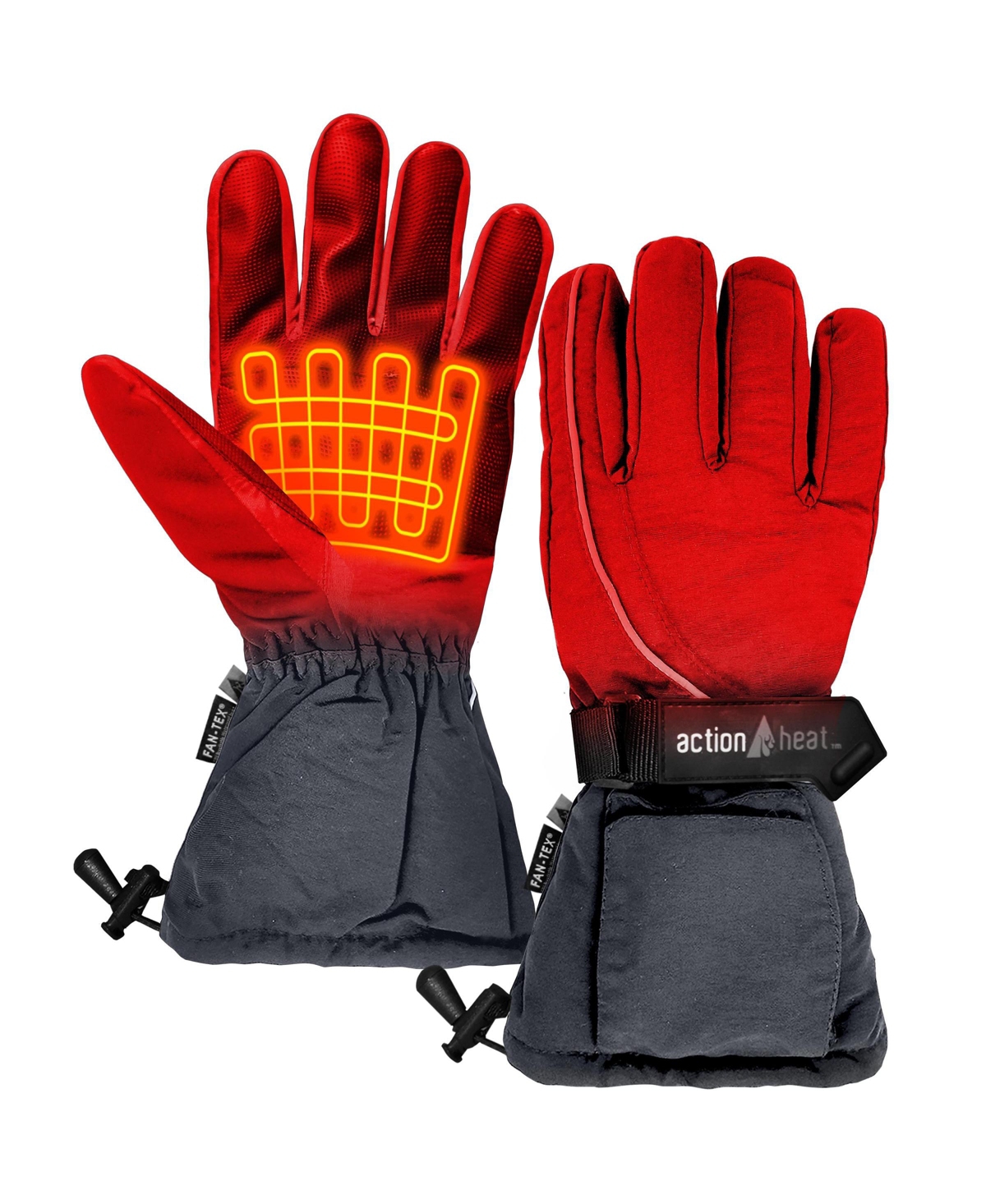 Aa Battery Heated Snow Gloves - Women's - Navy - One Size - Navy