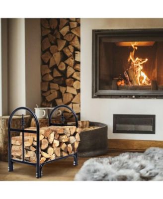 Indoor/Outdoor Heavy Duty Steel Firewood Storage Holder for Firewood Organization