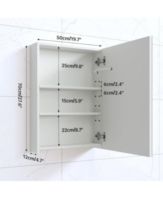 20"x28" Medicine Cabinet with Lights,Medicine Cabinet Mirror,Medicine Cabinets for Bathroom