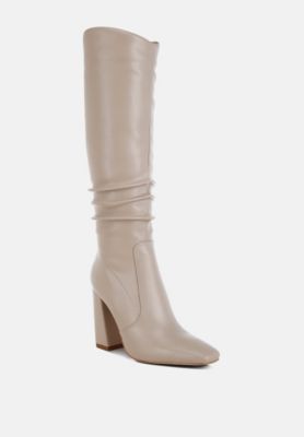 Womens Yanir Slouchy Shaft Knee-High Boots