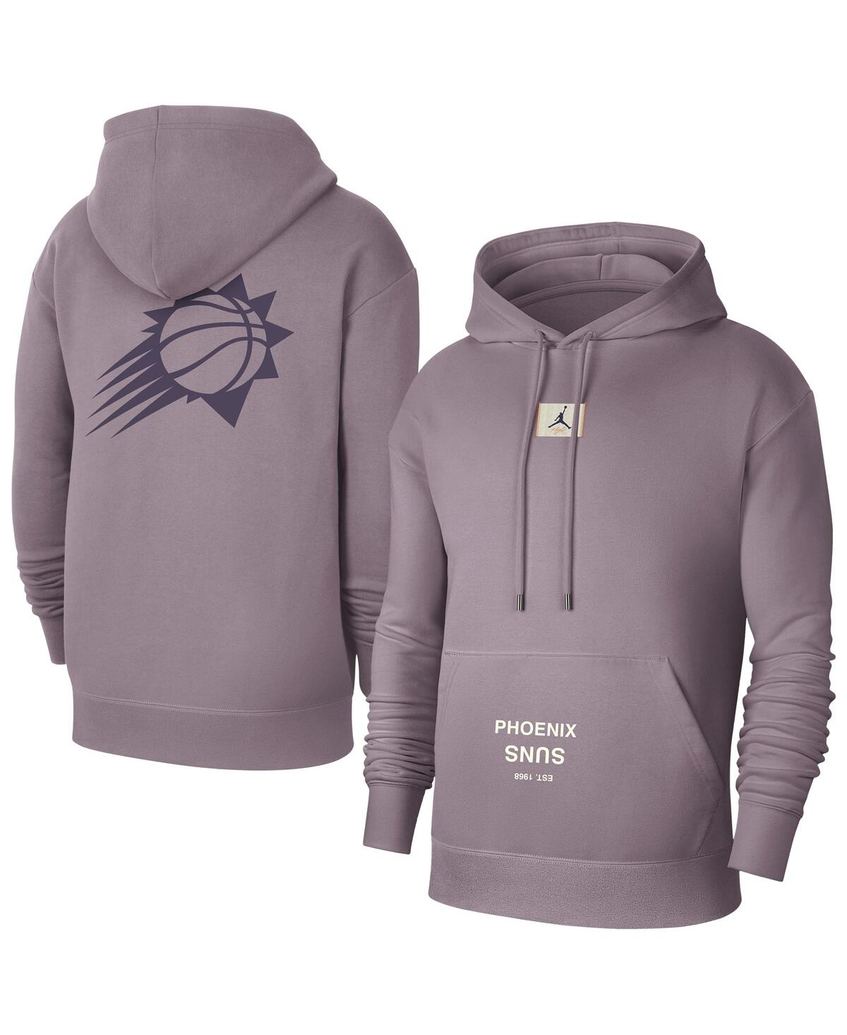 Shop Jordan Men's Purple Phoenix Suns Courtside Statement Edition Pullover Hoodie