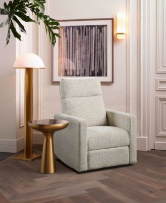 30" White Label Avenue Swivel Glider Reclining Chair