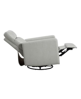 30" White Label Avenue Swivel Glider Reclining Chair