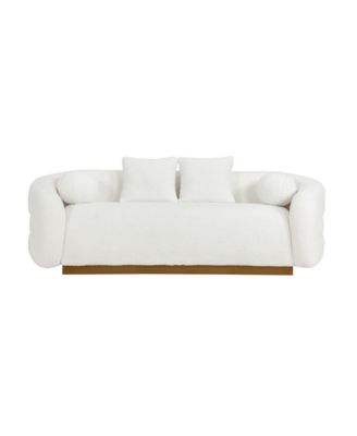 93" White Label Lyman Sherpa Sofa