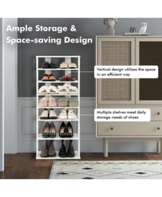 7 Tiers Vertical Shoe Rack for Front Door