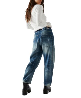Women's Cotton Moxie Low-Slung Barrel Jeans