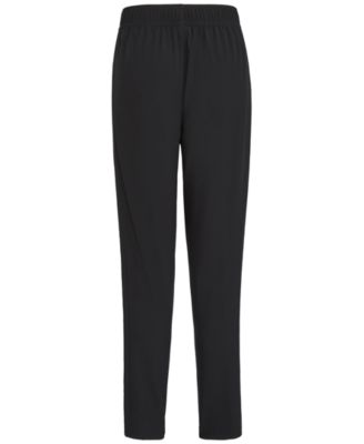 Big Boys Elastic-Waistband Woven 3-Stipe Stretch Pants	