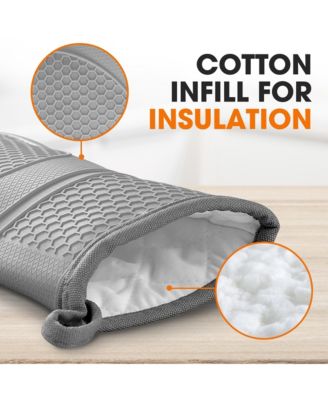 Set of 2 Premium Silicone Oven Mitts