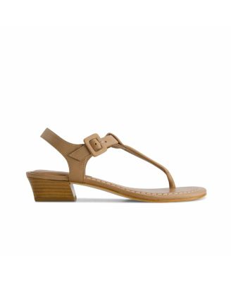 Bernardo Goya T-Strap Demi-heel Sandal