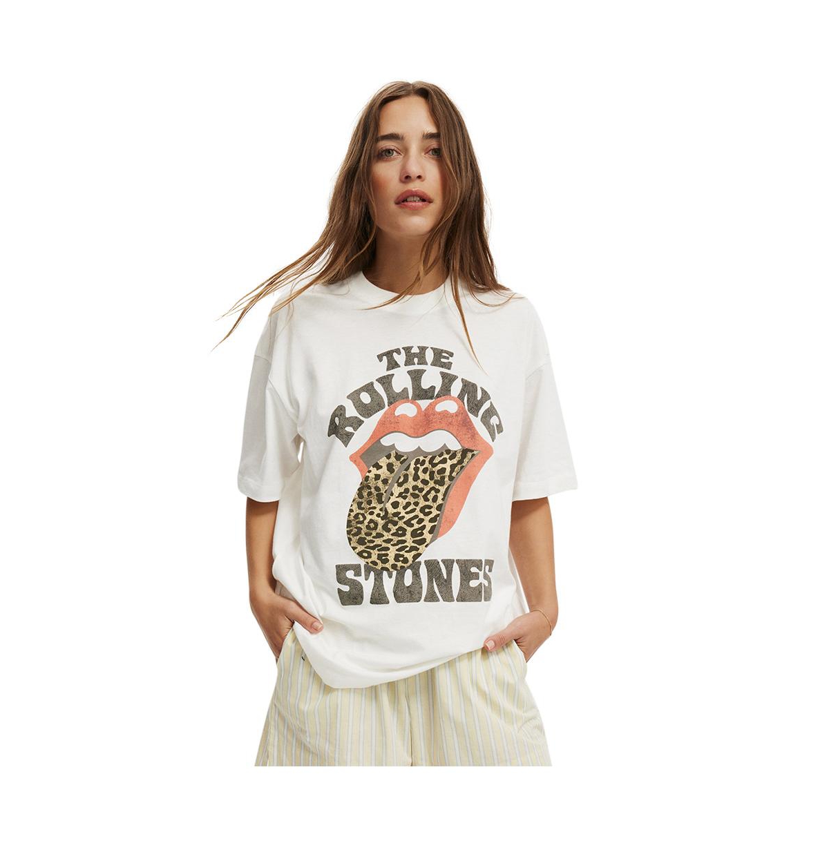 Cotton On Women's The Lcn Music Boxy Graphic Tee