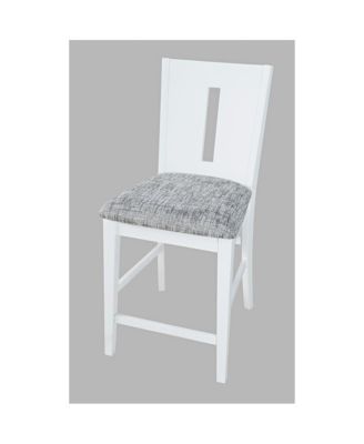 Urban Icon Contemporary Slotback Upholstered Counter Stool (Set of 2)