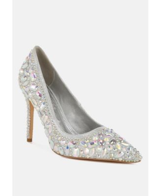 Iceout Diamante & Rhinestone Embellishments Pumps