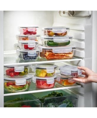 Glass Food Storage Containers with Lids - Airtight, Microwave, Fridge, Dishwasher, Oven Safe, BPA-Free, Stackable, Meal Prep Containers