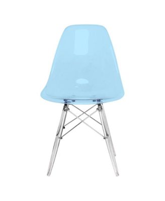 Dover Molded Side Chair with Acrylic Base, Set of 4