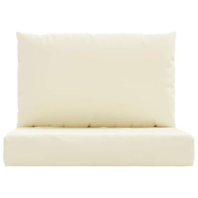 Pallet Cushion Set of 2 Cream White 100% Oxford fabric Small