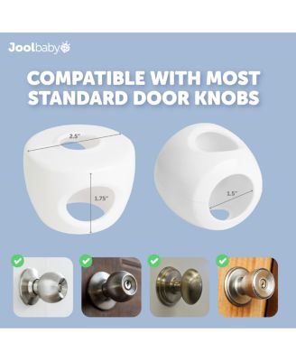 Toddler Door Knob Covers, Childproof, for spherical/Round Doorknobs Safety (4 Pack)